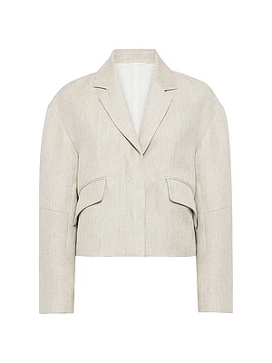 Linen Cover Outerwear Blazer