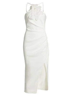 Janelle Flower Midi-Dress