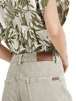 Dyed Denim Contemporary Loose Trousers