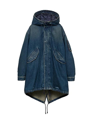 Padded Denim Jacket