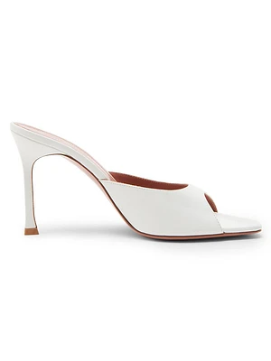 Alexa 95MM Leather Mules