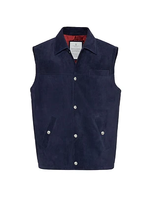 Suede Vest with Thermore Padding