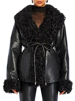 Roxanne Leather Coat