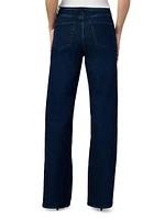 The Mia Crystal-Seam High-Rise Wide-Leg Jeans
