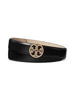 Miller Leather Pavé Logo Belt