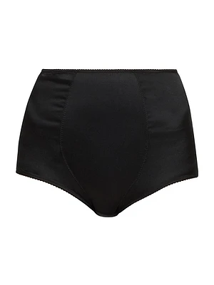 Stretch Satin Silk Coulotte Panties