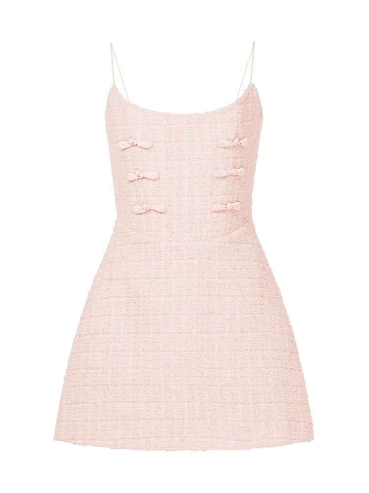 Andi Tweed Sleeveless A-Line Minidress