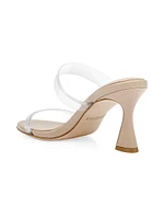 Idalie 80MM Transparent Strappy Slip-On Sandals