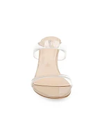 Idalie 80MM Transparent Strappy Slip-On Sandals