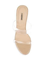Idalie 80MM Transparent Strappy Slip-On Sandals