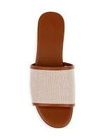 Inaya 50MM Cotton Platform Slip-On Sandals