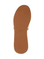 Inaya 50MM Cotton Platform Slip-On Sandals