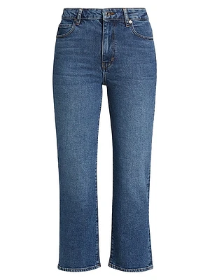 Ruler Crop Mid-Rise Jeans