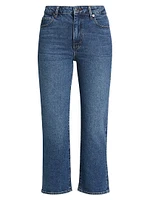 Ruler Crop Mid-Rise Jeans