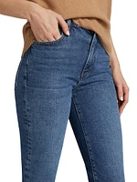 Ruler Crop Mid-Rise Jeans