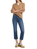 Ruler Crop Mid-Rise Jeans