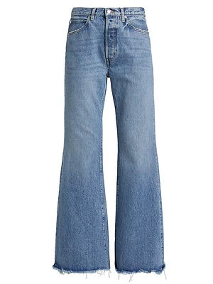 Lax Flare Mid-Rise Jeans