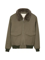 Shearling Collar Jacket