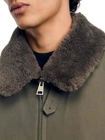 Shearling Collar Jacket