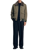 Shearling Collar Jacket