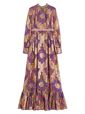 Long Embroidered Dress