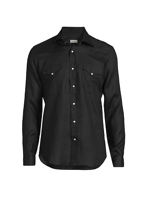 Western Linen Shirt