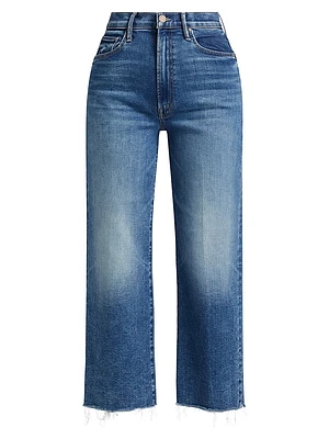 The Maven Fray High-Rise Stretch Crop Jeans