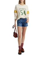 The Dodger Fray Jean Shorts