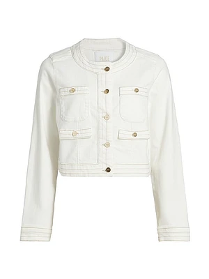 Kiya Stretch-Cotton Denim Jacket