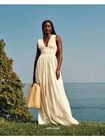 Rexi Cotton-Blend Maxi Dress