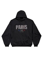 Paris Strass Large Fit Hoodie