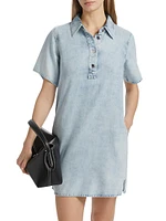 Ultra Featherweight Jocelyn Denim Mini Shirtdress