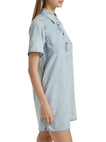 Ultra Featherweight Jocelyn Denim Mini Shirtdress