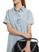 Ultra Featherweight Jocelyn Denim Mini Shirtdress