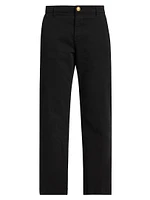Hope Stretch-Cotton Straight-Fit Pants