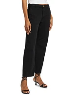 Hope Stretch-Cotton Straight-Fit Pants