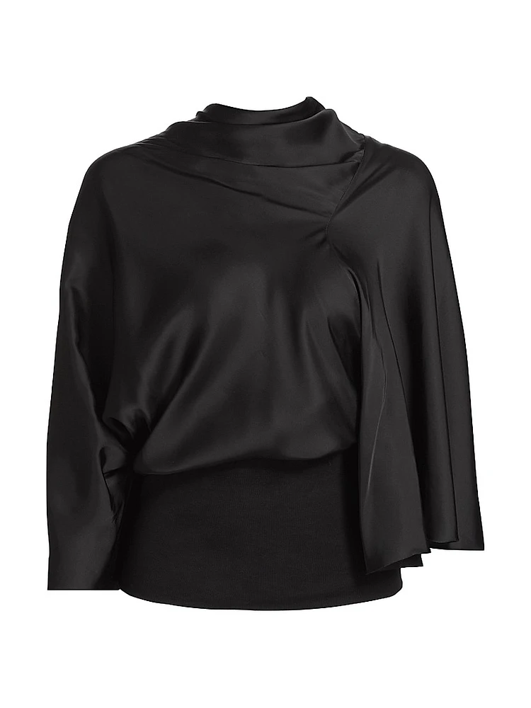 Cylinder Satin Top