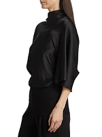 Cylinder Satin Top