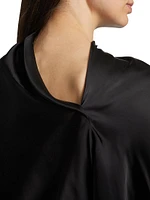 Cylinder Satin Top
