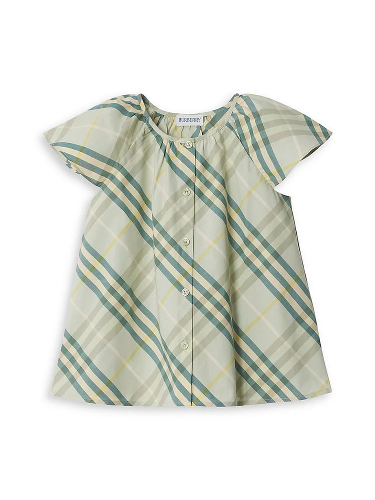 Little Girl's & Talley Check Dress