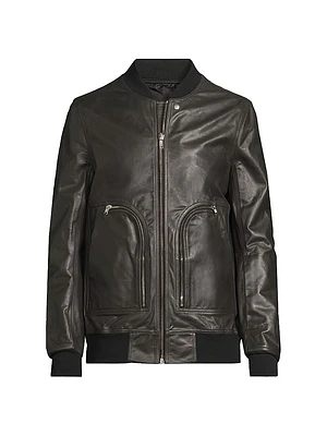 Bauhaus Flight Leather Bomber Jacket