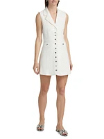 Vida Stretch-Denim Sleeveless Dress