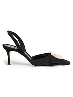 Gibsli Mone 70MM Embellished Suede Pumps