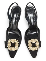 Gibsli Mone 70MM Embellished Suede Pumps