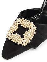 Gibsli Mone 70MM Embellished Suede Pumps