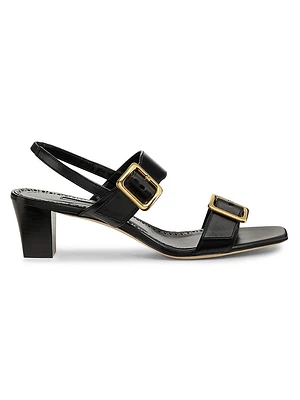Thalitsli Pop 50MM Leather Sandals