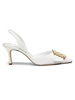 Gibsli Bridal Mone 70MM Embellished Slingback Pumps