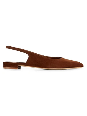 Sawra Samba Suede Slingback Flats