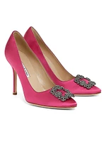 Hangisi 105MM Embellished Satin Pumps