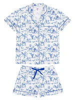 Women's Skydog Short Pajama Set